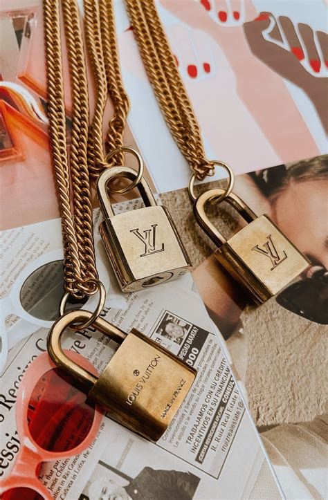 louis vuitton lock necklace men|Louis Vuitton lock necklace vintage.